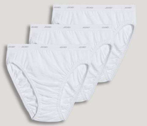 Jockey Women's Underwear Classic French Cut - 6 Pack, Black, 5 at