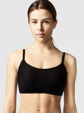CHANTELLE - FREE EXPRESS SHIPPING -Scoop Padded Bralette- Black