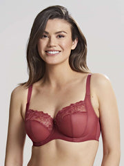 PANACHE - FREE EXPRESS SHIPPING -Emilia Full Cup Bra- Mineral Red