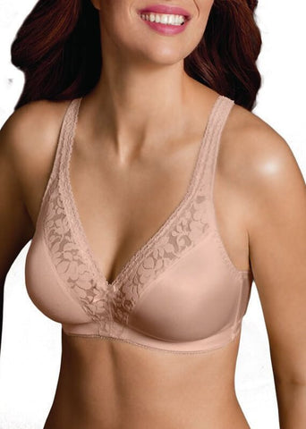 Fox Valley Traders Full Coverage Ultimate Bra, Nude, XL at  Women's  Clothing store