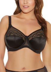 ELOMI - FREE EXPRESS SHIPPING -Cate Full Cup Banded Bra- Black