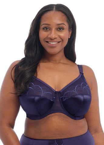 Elomi Womens Cate Underwire Full Cup Banded Bra, 42H, Caribbean