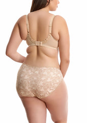 ELOMI - FREE EXPRESS SHIPPING -Morgan Stretch Banded Bra- Toasted Almond