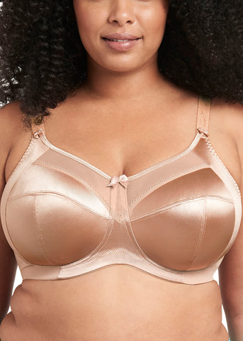 GODDESS - FREE EXPRESS SHIPPING -Keira Non-Wired Bra- Fawn