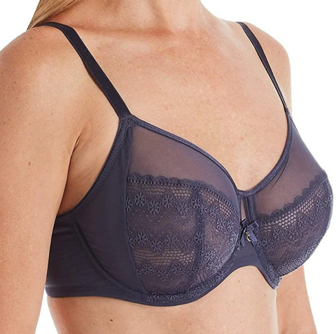 CHANTELLE - FREE EXPRESS SHIPPING -Releve Moi Underwire Bra- Danube Blue