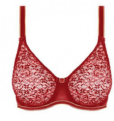 EMPREINTE - FREE EXPRESS SHIPPING -Allure Invisible Full Cup Bra- Rubis