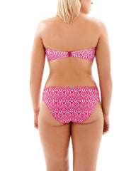 Cleo Swimwear - Hattie Bandeau CW0263 - Pink Aztec - Thebra