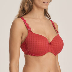 PrimaDonna Bras - Madison Padded Heart Shaped 0262120 & 0262121 - Persian Red - Thebra
