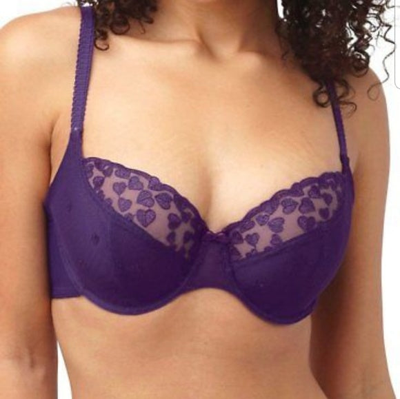 LUCIE Lace Bra Top in Pink Lavender