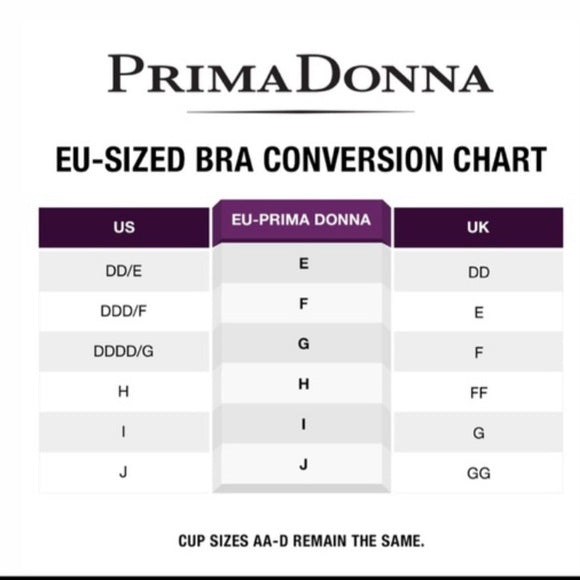 42I Bra Size by Prima Donna