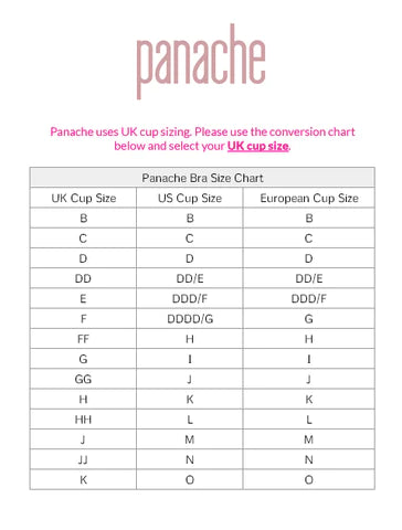 PANACHE Plum Clara Full Cup Bra, US 38E, UK 38DD, NWOT