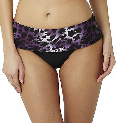 Panache Swimwear - Tallulah Fold Pant SW0746 - Purple Animal - Thebra