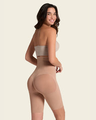 LEONISA SHAPEWEAR - FREE SHIPPING - Extra High-Waisted Shaper Shorts Leonisa Shapewear