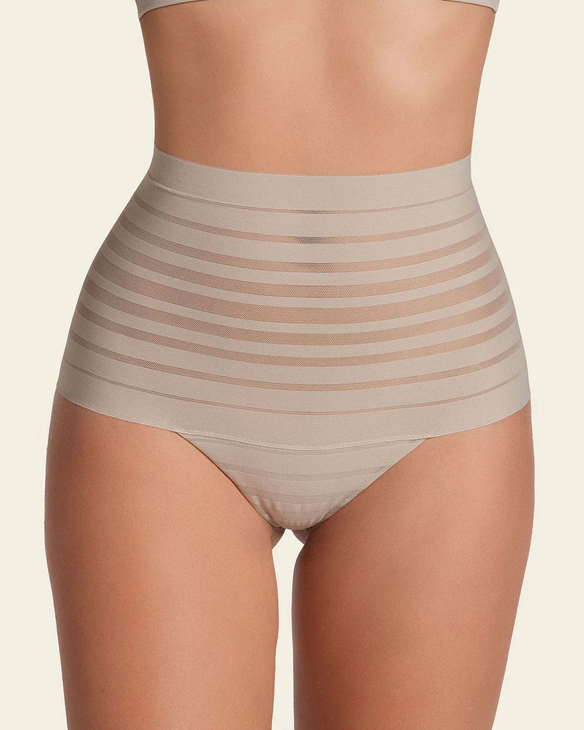 LEONISA SHAPEWEAR - FREE SHIPPING - UltraStripe Undetectable Thong Leonisa Panties
