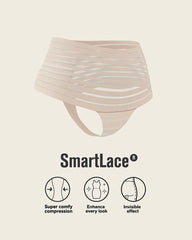 LEONISA SHAPEWEAR - FREE SHIPPING - UltraStripe Undetectable Thong Leonisa Panties
