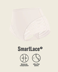 LEONISA SHAPEWEAR - FREE SHIPPING - Stripe Undetectable Leonisa Panties