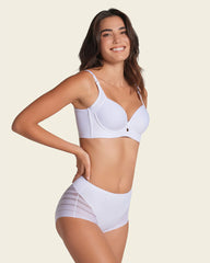 LEONISA SHAPEWEAR - FREE SHIPPING - Stripe Undetectable Leonisa Panties