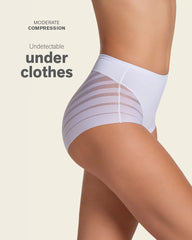 LEONISA SHAPEWEAR - FREE SHIPPING - Stripe Undetectable Leonisa Panties