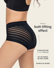 LEONISA SHAPEWEAR - FREE SHIPPING - Stripe Undetectable Leonisa Panties