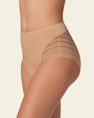 LEONISA SHAPEWEAR - FREE SHIPPING - Stripe Undetectable Leonisa Panties