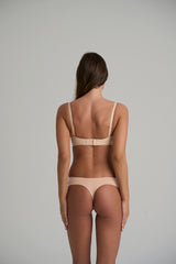 Bye Bra - FREE SHIPPING - Cotton Thong 2 Pack (1 Beige 1 Black) Bye Bra Panties