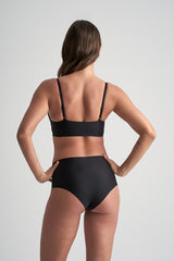 Bye Bra - FREE SHIPPING - Cotton High Brief 2 Pack (1 Beige 1 Black) Bye Bra Panties