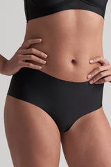 Bye Bra - FREE SHIPPING - Cotton High Brief 2 Pack (1 Beige 1 Black) Bye Bra Panties