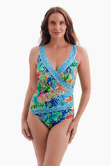 LONGTUDE - FREE EXPRESS SHIPPING - Baca Raton Long Torso 1pc Longitude Swimwear