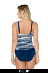 CHRISTINA - FREE SHIPPING - Azzura stripe Tankini Christina Swimwear