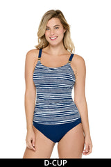 CHRISTINA - FREE SHIPPING - Azzura stripe Tankini Christina Swimwear