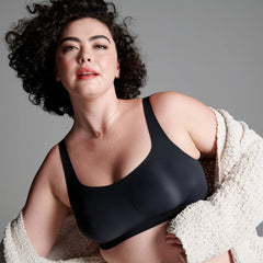 EVELYN & BOBBIE -Bobbie Scoop Bra Black- FREE EXPRESS SHIPPING