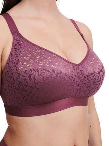 Chantelle Bra - Norah Comfort Supportive Wirefree Bra 13F8-01Y - Tannin -FREE EXPRESS SHIPPING
