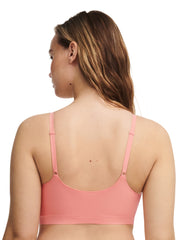 CHANTELLE - FREE EXPRESS SHIPPING -Scoop Padded Bralette- Candlelight Pink