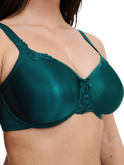 Chantelle Panties - SoftStretch Seamless Full Brief in One Size Plus 1137-0BK - East Green