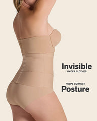 LEONISA SHAPEWEAR - FREE SHIPPING - 3-Belt Waist Cincher Leonisa Shapewear