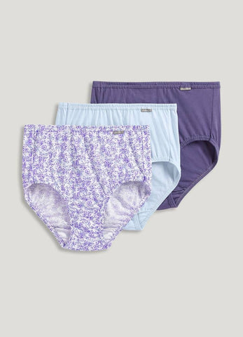 JOCKEY - FREE SHIPPING - Elance Cotton 3 Pack Brief Jockey Panties