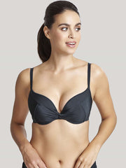 Panache Swimwear - Marina Padded Plunge Bikini SW0835 - Graphite