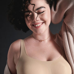 EVELYN & BOBBIE -Bobbie Scoop Bra Sand- FREE EXPRESS SHIPPING