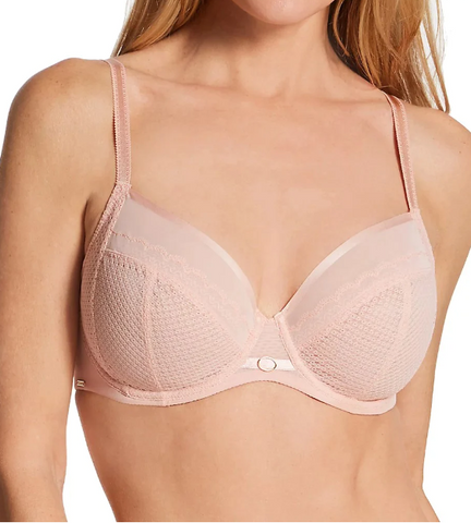 Chantelle Bra - Parisian Unlined Plunge Bra 1471 - Candy Apple Red -FREE  EXPRESS SHIPPING