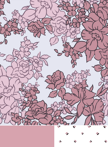 Jockey Panties - Elance Cotton Comfort 3 Pack French Cut 7461/7467 - Maiden Floral/Pink Harmony/Dash Dot