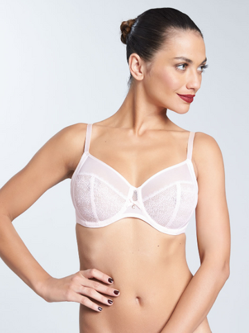 CHANTELLE - FREE EXPRESS SHIPPING -Releve Moi Underwire Bra - Blush Pink