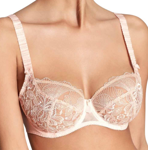 EMPREINTE - FREE EXPRESS SHIPPING -Agathe Low-Necked Bra- Rose Des Sables