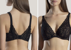 AUBADE - FREE EXPRESS SHIPPING - Rosessence Triangle Plunge Aubade Bra