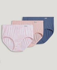 Jockey Panties - Supersoft Soft & Comfy Brief 3PCK 7075 - Dusk Blue, Tempest Leopard, Coral Mist (126)