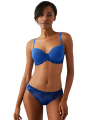 Wacoal Panties - Embrace Lace Bikini 64391 - Beaucoup Blue/Bellwether Blue