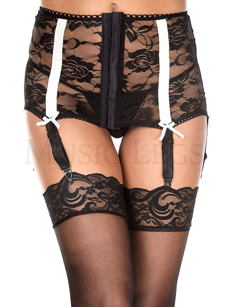 Music Legs - FREE SHIPPING - High Waisted Corset Garder Belt