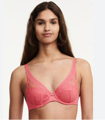 CHANTELLE - FREE EXPRESS SHIPPING - True Lace Plunge Chantelle Bra