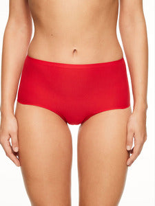 Chantelle Panties - SoftStretch Seamless Full Brief in One Size 2647-OYU - Poppy Red
