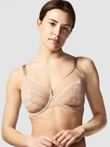 CHANTELLE - FREE EXPRESS SHIPPING -Releve Moi Underwire Bra- Nude