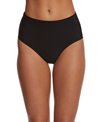 Penbrooke Swimwear - Solid Basic Pant Bikini Bottom With Tummy Control 42545 - Black - Thebra